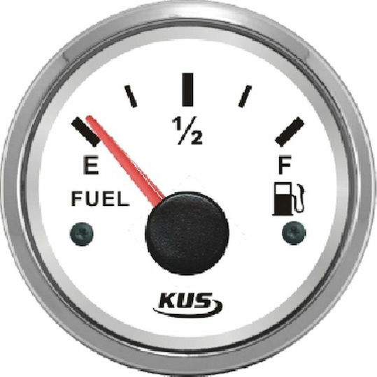 Eval Bootsnavigationsinstrumente & Messgeräte Kraftstoffstand Messgerät Inox Benzinölanzeige Weiß