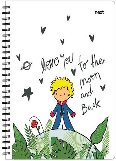 Next Spiral Notebook Ruled A4 70 Sheets 2 Subjects Trends Little Prince Little Prince 1pcs