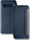 Qoltec Smart Flip Cover Book Piele artificială Albastru marin (Galaxy S10e)