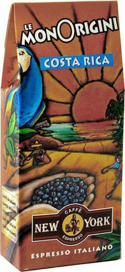 New York Καφές Espresso Μονοποικιλιακός Arabica Costa Rica Monorigini σε Κόκκους 250gr