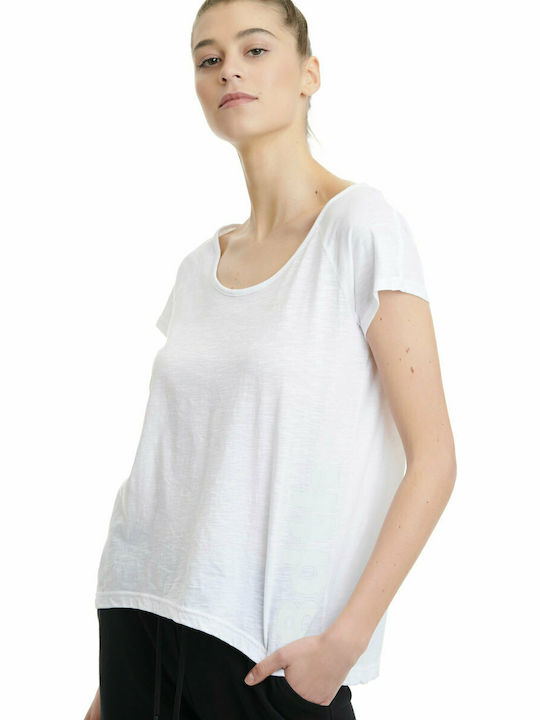 BodyTalk 1211-901628 Women's Athletic T-shirt White