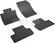 Rigum Set of Front and Rear Mats 4pcs for Volvo XC 60 2017+ Black