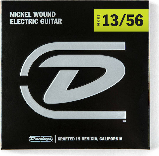 Dunlop Set of Nickel Wound Strings for Electric Guitar Performance+ X Heavy Hybrid 13 - 56"