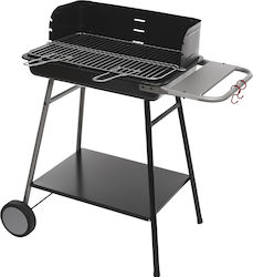Somagic Torino Γαλβανιζέ Charcoal Grill with Wheels and Side Surface 86x52.5cm