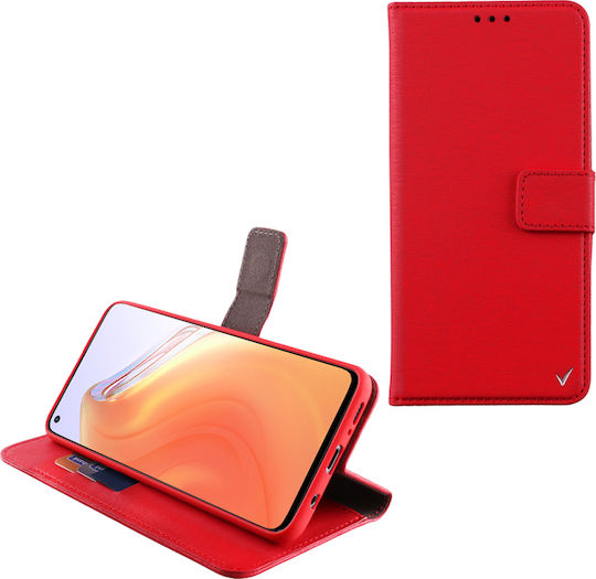 Volte-Tel Allure Magnet Wallet Piele artificială Roșu (Xiaomi Mi 10T / Mi 10T Pro )