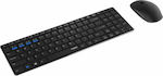 Rapoo 9300M Wireless Bluetooth Keyboard & Mouse Set Greek