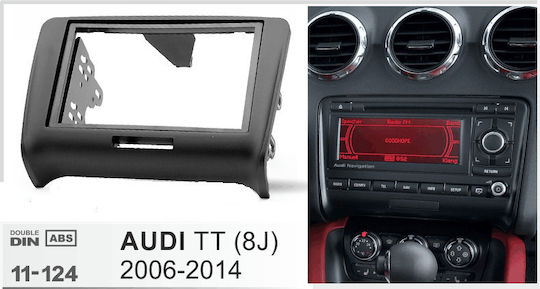 DIN Fascia Panels 2 Din Front Panel RC/D Audi TT 2006-2014 for Audi TT 2006-2014