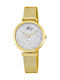 Lotus Watches Ceas de Damă cu Auriu Brățară Metalică