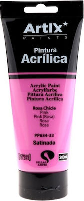 Artix Acrylic Set Culori Acrilice Pictură în culoarea Roz Roz 200ml 1buc PP634-33