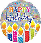 Balloon Foil Birthday-Celebration Round Multicolour 45cm 524481