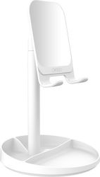 XO C42 Desk Stand for Mobile Phone in White Colour