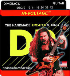 DR Dimebag Hi-Voltage Σετ Χορδών Nickel Plated ...