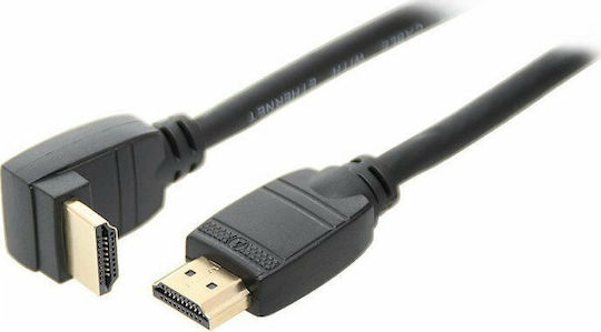 Blow HDMI Cables High Speed 1080p 120Hz Angle (90°) Flat Cable HDMI Male - HDMI Male 1.5m Black