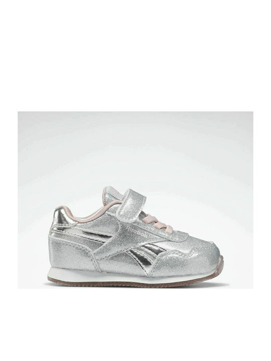 Reebok Παιδικά Sneakers Royal Classic Jogger 3 Silver Metallic / Classic Pink / White