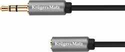 Kruger & Matz 3,5mm Stecker-3,5mm Buchse 3m KM1231