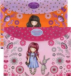 Santoro Dosar de fișiere cu Buton Multicolor 2buc Gorjuss Santoro Dosar de fișiere cu Buton Multicolor 2buc Gorjuss