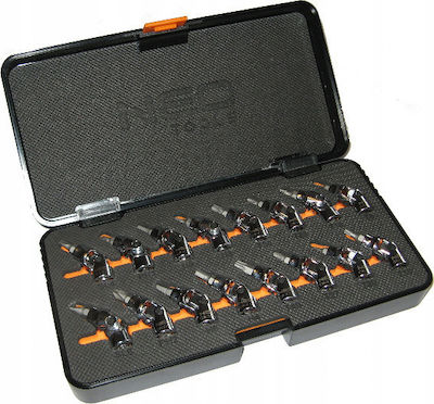 Neo Tools Set de chei tubulare și clichet 1\4" 16buc