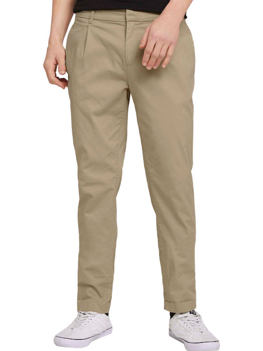 Hose Chino in Schlanker Passform Beige