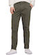 Trousers Chino in Slim Fit Green