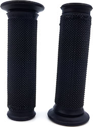 Renthal Motorcycle Grips Full Diamond με Τρύπα in Black Colour REN- Renthal Motorcycle Grips Full Diamond με Τρύπα in Black Colour REN-