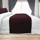 Lino Home Renas Pat Runner Hotelului Burgundy