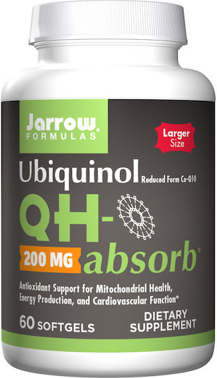 Jarrow Formulas Ubiquinol QH Absorb 200mg 60 softgels
