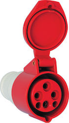 Elmark Female Industrial Socket Industrial Socket Female 16A IP44 (3P+E) 37214