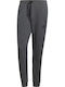 Essentials 3-Stripes Sweatpants with Elastic Gray