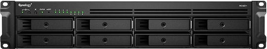 Synology RackStation RS1221+ NAS Rack with 8 slots for HDD/SSD and 4 Ethernet ports