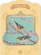 Djeco Birds Kids Wallet with Coins with Clasp Turquoise