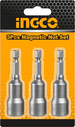 Ingco Magnetic Socket Hex with Square Drive HEX Diameter 13mm