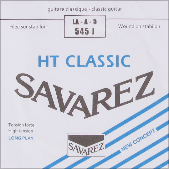Savarez HT Classic High Tension Μονή Χορδή Carbon Κλασικής Κιθάρας 5th A (La)