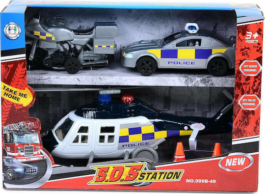 Blue Toys Σετ με Ελικόπτερο για 3+ Ετών