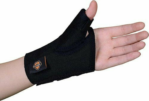 Armor Orthopedics ARH15 Schiene Handgelenk Rechte Seite mit Daumen in Schwarz Farbe