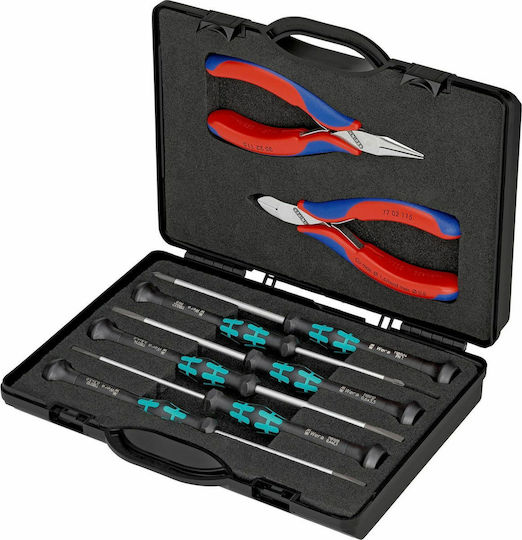 Knipex Βαλίτσα με 8 Εργαλεία Ηλεκτρολόγου