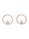 Excite-Fashion Steel Series Earrings Hoops made of Steel Gold Plated with Pearls