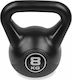 E-Fit Kettlebell από PVC 8kg Negru