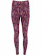 Roly Women's Long Training Legging High Waisted Burgundy