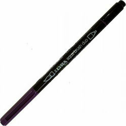 Lyra Aqua Brush Duo Μαρκαδόρος Σχεδίου Μωβ 4mm