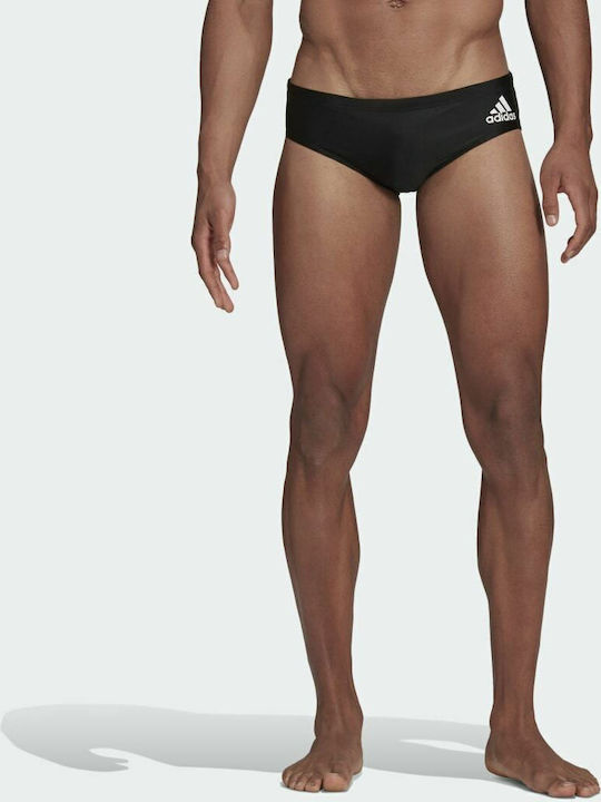 Colorblock Ανδρικό Μαγιό Slip Μαύρο
