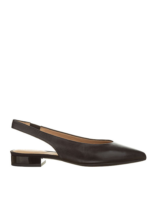 Leather Pointed Toe Black Heels D Charyssa A