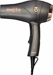 Artero Mojito Gold Travel Mini Hairdryer Reisehaartrockner mit Diffusor 1000W