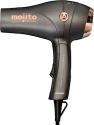 Artero Mojito Gold Travel Mini Hairdryer με Φυσούνα 1000W
