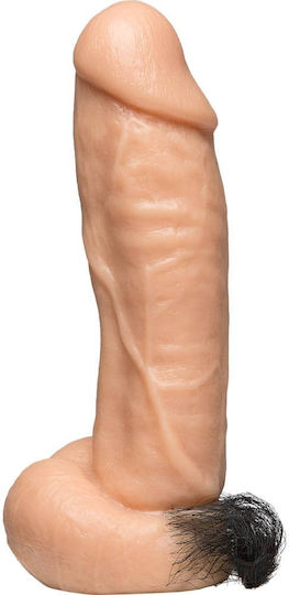 Doc Johnson Vac U Lock Realistic Kong Attachment Ρεαλιστικό Dildo με Όρχεις Flesh 23cm