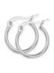 Luca Barra Earrings Hoops made of Steel OK946