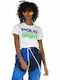 Ralph Lauren Women's Short Sleeve Sport Blouse Λευκό 211838079004