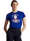 Ralph Lauren Damen T-shirt Blau