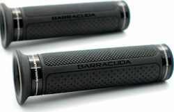 Barracuda Motorcycle Grips Basic Ring Street in Black Colour