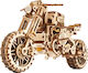 Ugears Jucărie de Construcție din Lemn Scrambler UGR-10 with Sidecar