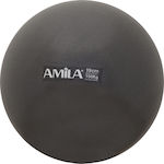Amila Мини Медицинска топка Пилатес 19см 0.1кг в Черно Цвят
